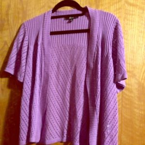 Lightweight cropped cardigan